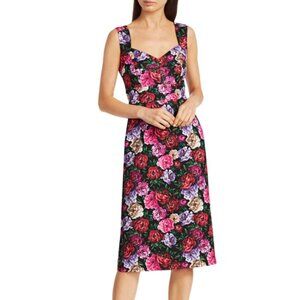 ✨HOST PICK✨ Escada Dinavia Floral Sheath Dress Sleeveless Multicolor Womens